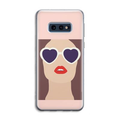 Red lips: Samsung Galaxy S10e Transparant Hoesje
