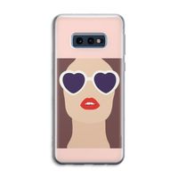 Red lips: Samsung Galaxy S10e Transparant Hoesje