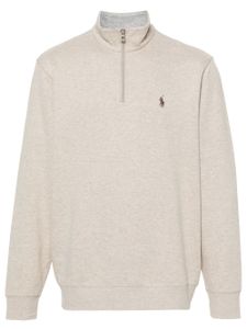 Polo Ralph Lauren sweat chiné à logo Polo Pony - Tons neutres