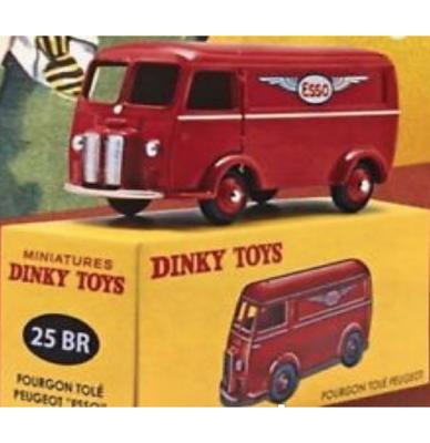 Dinky Toys - Peugeot D3A Fourgon Tole - Esso 1:43