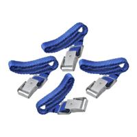Pro Plus Fiets spanbanden - 4x stuks - met metalen gesp - voor fietsdragers