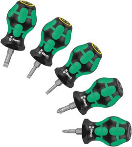 Wera Stubby | set 2 | Schroevendraaierset | 5-delig - 05008871001