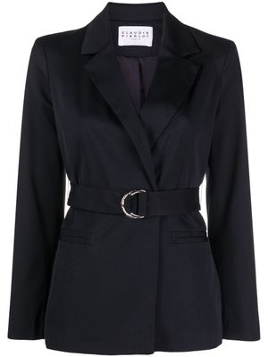 Claudie Pierlot blazer à ceinture - Bleu