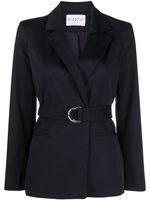 Claudie Pierlot blazer à taille ceinturée - Bleu - thumbnail