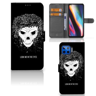 Telefoonhoesje met Naam Motorola Moto G 5G Plus Skull Hair Telefoonhoesje met Naam Motorola Moto G 5G Plus Skull Hair