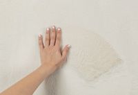 Superzacht Laagpolig Vloerkleed met bontlook Cream-140 x 200 cm
