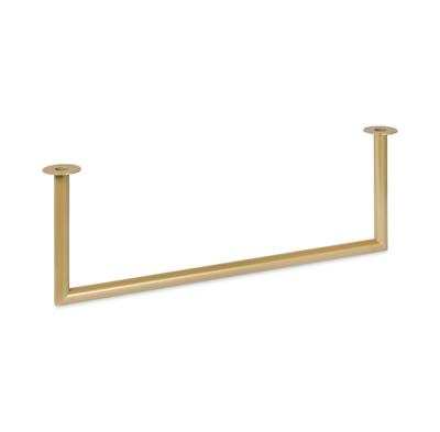 Garderobestang goud U vorm Ø32 mm - per meter