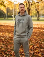 Indigo Denim - Joggingpak Heren - Grijs - Giulia - Modaitalia