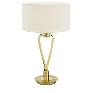 Trio Design schemerlampje Paris II goud met witte lampenkap 500200108