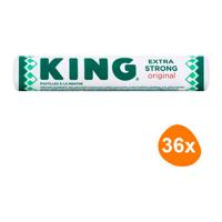 King - Pepermunt Extra Stong Original - 36 rollen