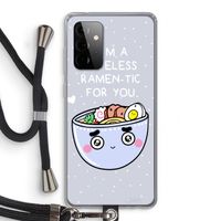 I'm A Hopeless Ramen-Tic For You: Samsung Galaxy A72 5G Transparant Hoesje met koord