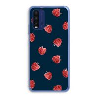 Framboosjes: Xiaomi Redmi 9T Transparant Hoesje