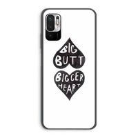 Big butt bigger heart: Xiaomi Redmi Note 10 5G Transparant Hoesje