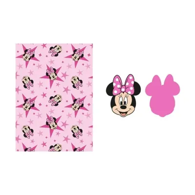 Minnie Mouse fleece plaid + kussen 100 x 140 cm - polyester