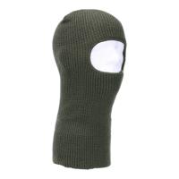 Bivakmuts - volwassenen - balaclava legergroen - one hole