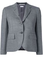 Thom Browne Classic Single Breasted Sport Coat In Medium Grey 2-Ply Wool Fresco - Gris - thumbnail