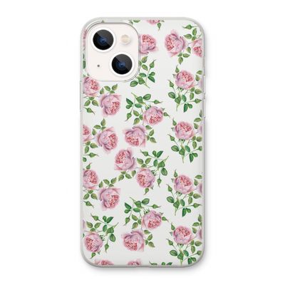Kleine roosjes: iPhone 13 Transparant Hoesje