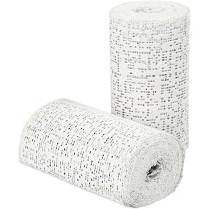 Gips gaas/gipsverband - 10x rollen - 10 x 270 cm - Gipsrollen - Gipsbuik - Afdruk