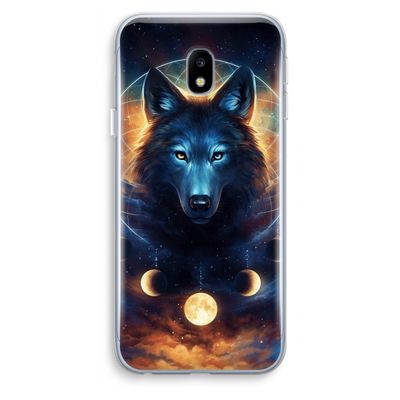 Wolf Dreamcatcher: Samsung Galaxy J3 (2017) Transparant Hoesje