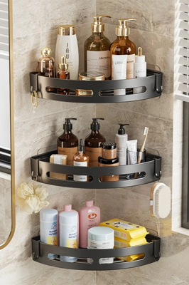 AQUAFIX Zelfklevende Douche Organizer - Sterk Hechtend, Boorvrij & Waterdicht