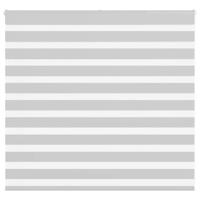 Zebra rolgordijn 165x100 cm stofbreedte 160,9 cm lichtgrijs
