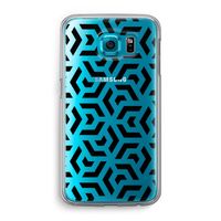 Crazy pattern: Samsung Galaxy S6 Transparant Hoesje