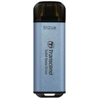 Transcend ts2tesd300c esd300c external ssd, 2 tb, usb type-c, 10 gbps, 1050/ 950 mb/s, blue