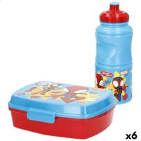 Lunchbox Spidey 380 ml 17 x 5,5 x 13,5 cm Fles (6 Stuks)