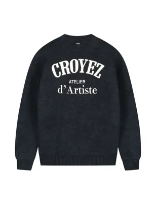 Croyez Atelier Knit Sweater Heren Donkerblauw - Maat S - Kleur: Donkerblauw | Soccerfanshop