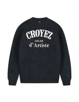 Croyez Atelier Knit Sweater Heren Donkerblauw - Maat S - Kleur: Donkerblauw | Soccerfanshop