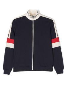 Gucci Kids veste à fermeture zippée - Bleu