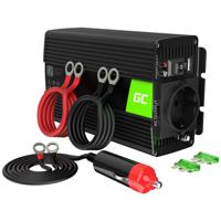 Green Cell INV03DE netvoeding & inverter Auto/Binnen 500 W Zwart - thumbnail