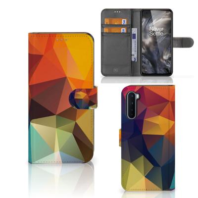 OnePlus Nord | Book Case | Polygon Color