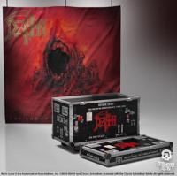 Death Rock Ikonz On Tour Road Case Statue + Stage Backdrop Set The Sound of Perseverance Tour 1998 - thumbnail