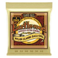 Ernie Ball 3069 Earthwood Folk Nylon Klassieke Snaren (28-42) 3-Pack - Aanbieding