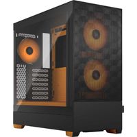 Pop Air RGB Orange Core TG Clear Tint Tower behuizing - thumbnail