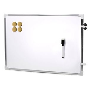 Magnetisch whiteboard/memobord met marker/magneten extra sterk - 60 x 40 cm