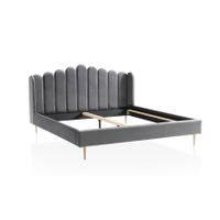 Bed Kendall Grijs 140x200cm