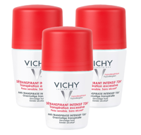 Vichy Deodorant Overmatige Transpiratie Roller 72h - Multiverpakking