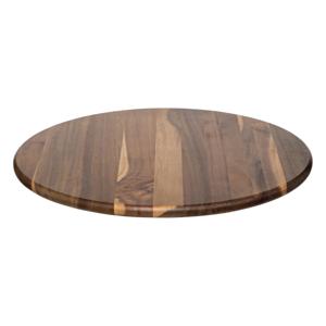 Secret de Gourmet Hapjes serveer draaiplateau - Acaia hout - D50 cm