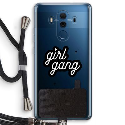 Girl Gang: Huawei Mate 10 Pro Transparant Hoesje met koord