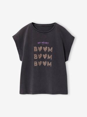 T-shirt met korte mouwen antraciet