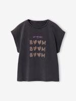 T-shirt met korte mouwen antraciet