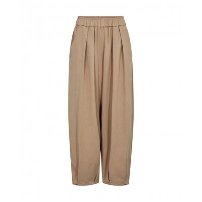 Mos Mosh - Beige | Dames | Broek | Beige | M | regular | Kamst mode