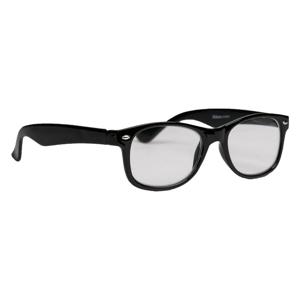 Melleson Leesbril wayfarer glans zwart +2.00