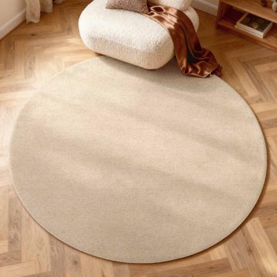Vloerkleed Knots Rond - Lichtbeige Xcm - Wol - Dekbed-Discounter.nl