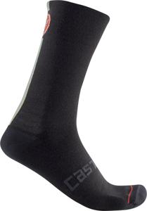 Castelli Racing Stripe 18 fietsokken zwart heren S-M