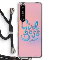 Girl boss: Sony Xperia 1 III Transparant Hoesje met koord