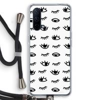 Eye pattern #2: OnePlus Nord CE 5G Transparant Hoesje met koord
