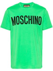 Moschino t-shirt en coton à logo imprimé - Vert